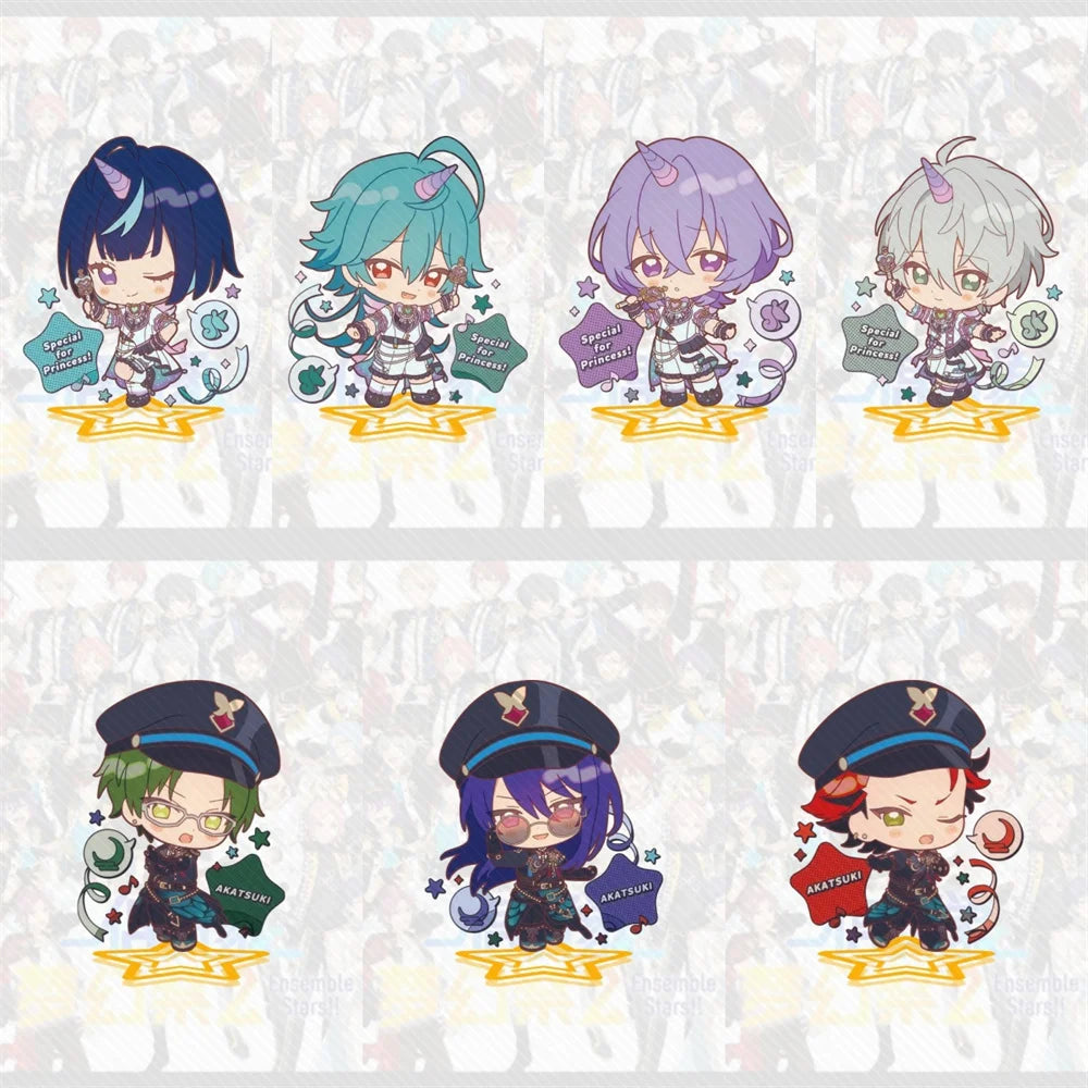 10CM game Ensemble Stars!! Acrylic Stand cute Model Desk Decor Cosplay Characters Ornament Accessories Good Christmas Gifts