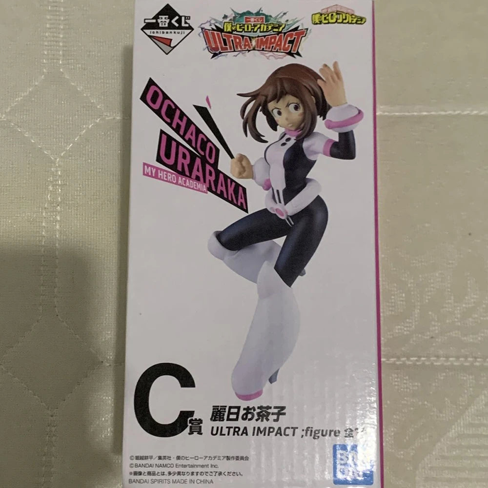 In Stock BANDAI Banpresto Original Anime My Hero Academia-Ochaco Uraraka Anime Figures Model Collection PVC Model Toys