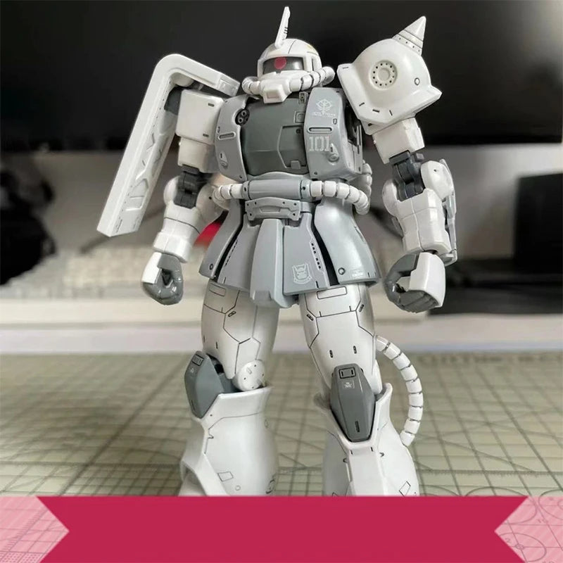 GUNDAM Animation Game Peripheral Toys HG 1/144 ZAKU BLACK TRI-STARS Assembly Movable Anime Action Model Figures Collection