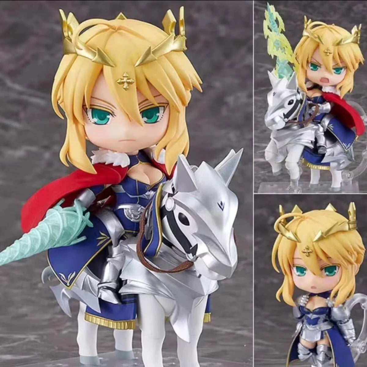 10cm Fate Grand Order Altria Pendragon Lancer Ver. Multiple Accessories Pvc Game Girl Figure Collectible Model Statue Fans Decor