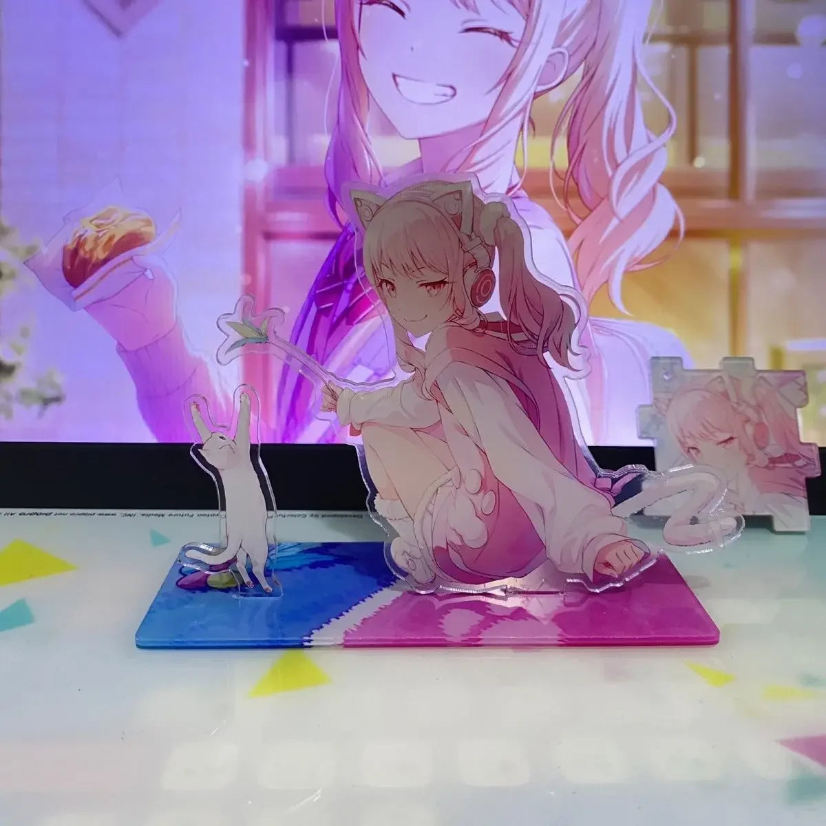 Anime Project Sekai Yoisaki Kanade Asahina Mafuyu Akiyama Mizuki Shinonome Ena Acrylic Stand Model Desk Display Standing Figure