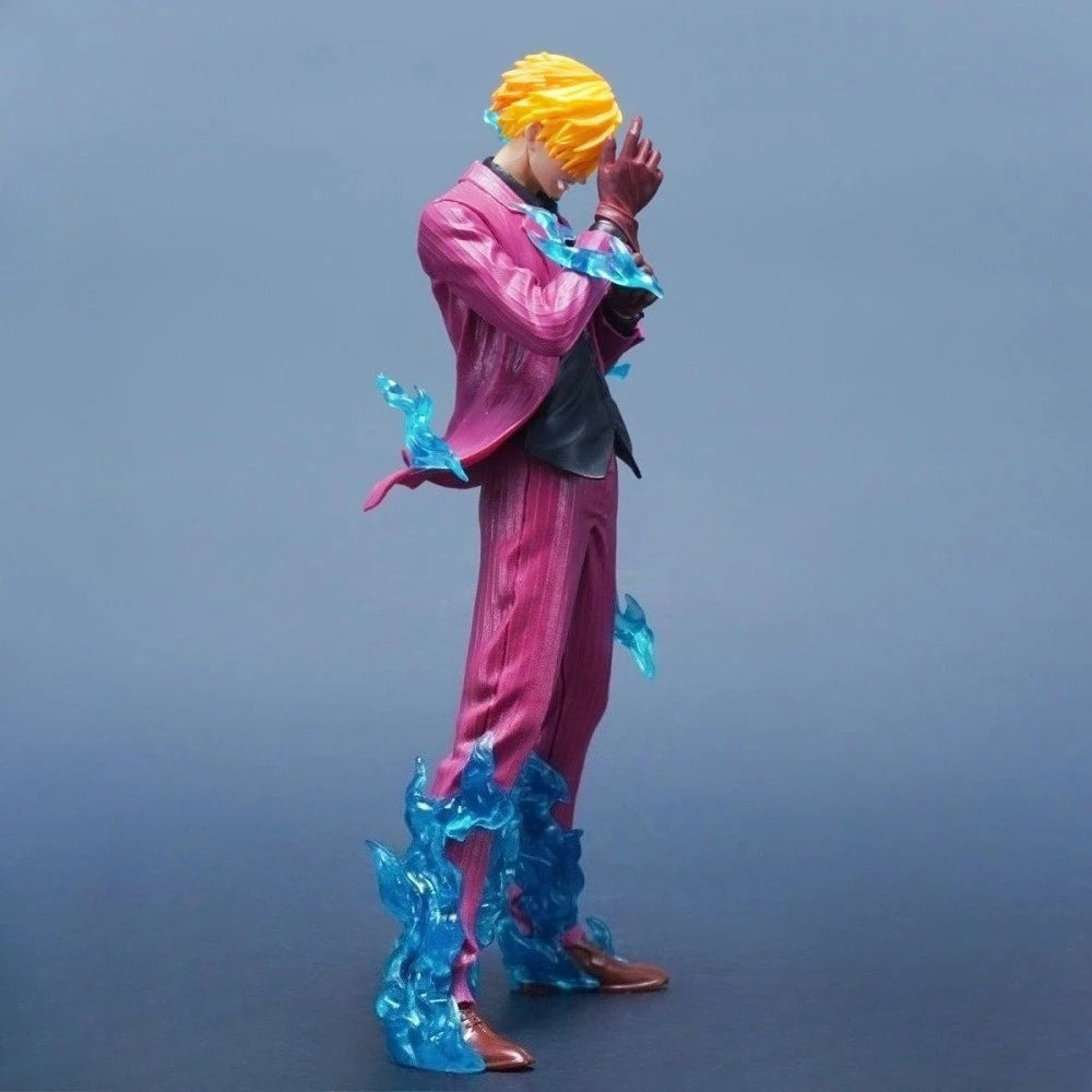 24cm/9.45in Anime ONE PIECE Figure Sanji Action Figures Pvc Statue Desktop Ornamen Collection Model Toys Gifts