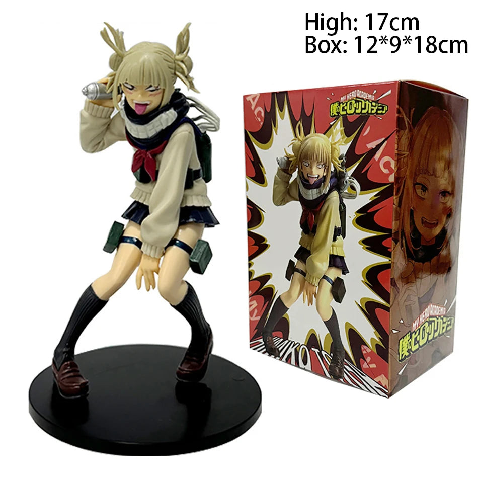 My Hero Academia Boku no Hero Academia Himiko Toga JK PVC Action Figure Age of Heroes Deku Fighter Collectible Model 18cm