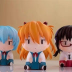 Evangelion Ayanami Rei Asuka Action Figures Anime PVC Mode Figures Sitting Desktop Ornament Collection Kids Toys Gift