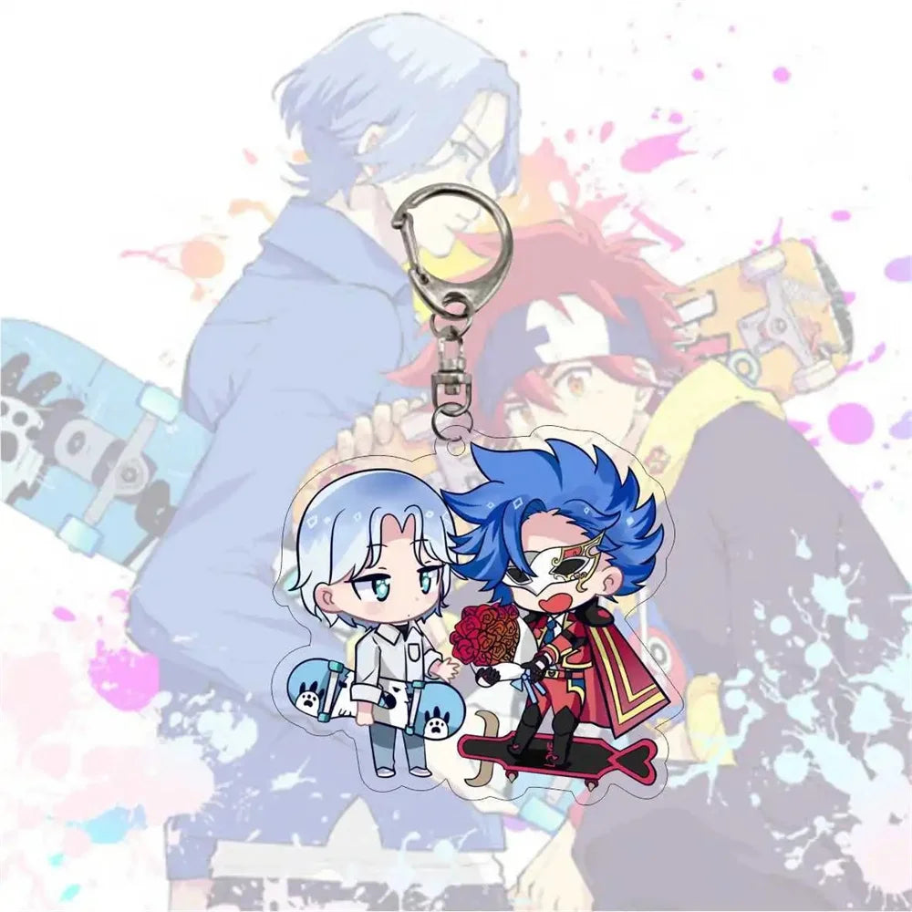 6CM Anime SK8 the Infinity Acrylic Keychain Model Cosplay Characters Ornament Accessories Christmas Collection Gifts