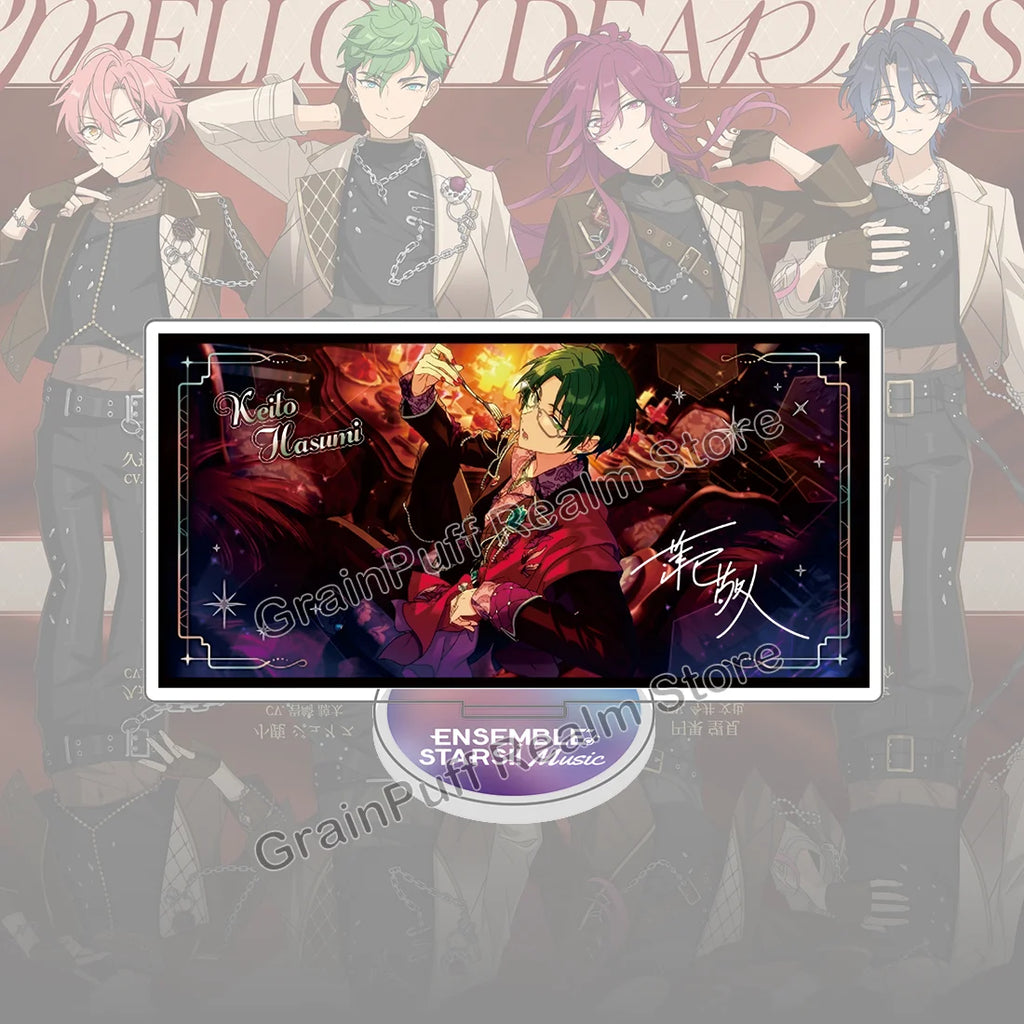 Ensemble Stars MELLOW DEAR US Acrylic Standee Juis, Nozomi, Mashu, Chitose Collectible Figure Display, Cute Desk Decor, Gift