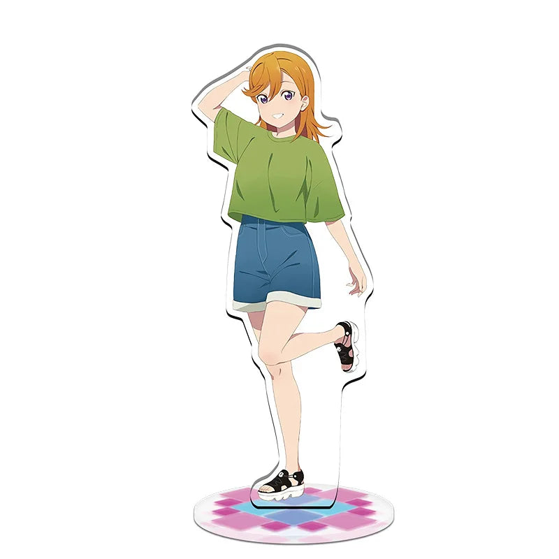 Anime LoveLive Superstar Game Action Figure Doll Shibuya Kanon Arashi Chisato Sumire Acrylic Stand Model Cosplay Toy Gift