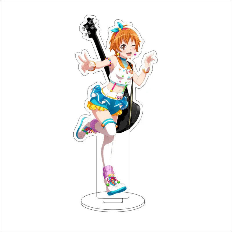 Anime BanG Dream! Acrylic Stand Ornaments Kasumi Toyama Ran Mitake Aya Maruyama Yukina Minato Figure Stand Halloween Gifts