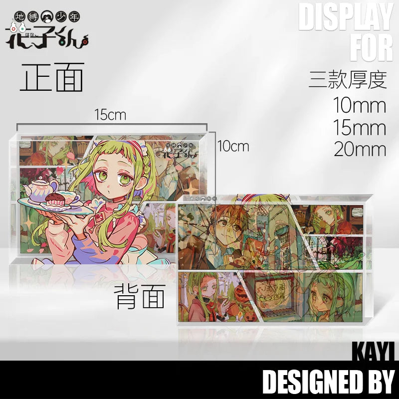 2025 Toilet-bound Hanako-kun Acrylic Brick Toy Cartoon Yugi Amane Yugi Tsukasa Figure Desktop Decora Cosplay Prop Fan Collection