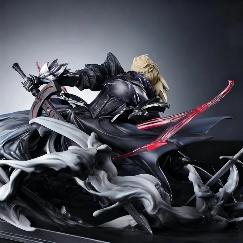 Black Saber[S+ Premium Version] 13cm Gk Action Figure Anime Series Trendy Toy Model Statue Desktop Ornament Peripheral Male Gift