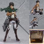 Figma Attack on Titan Levi Squad Action Figure Set - Captain Sanli Allen Collectible Garage Kit for Adult Toys And Hobbies