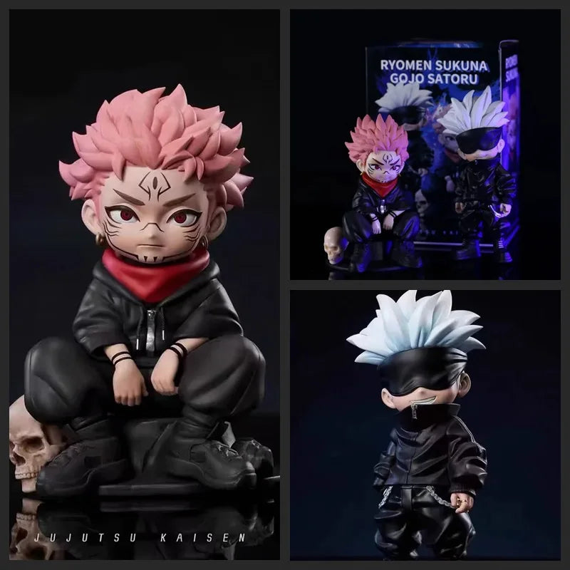 Jujutsu Kaisen Anime Figure 3 Style Satoru Gojo Action Figure Lord of the Curse Sukuna Figurine Collection Model Doll Toys Gifts