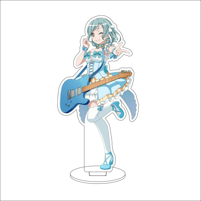 Anime BanG Dream! Acrylic Stand Ornaments Kasumi Toyama Ran Mitake Aya Maruyama Yukina Minato Figure Stand Halloween Gifts