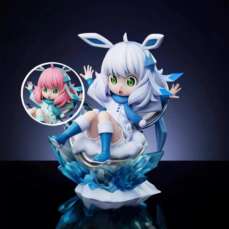 18cm Anya Forger Cosplay Role Action Figures Cool Anime SPY×FAMILY Figurine Double Headed PVC Collection Model Toys Doll Gifts