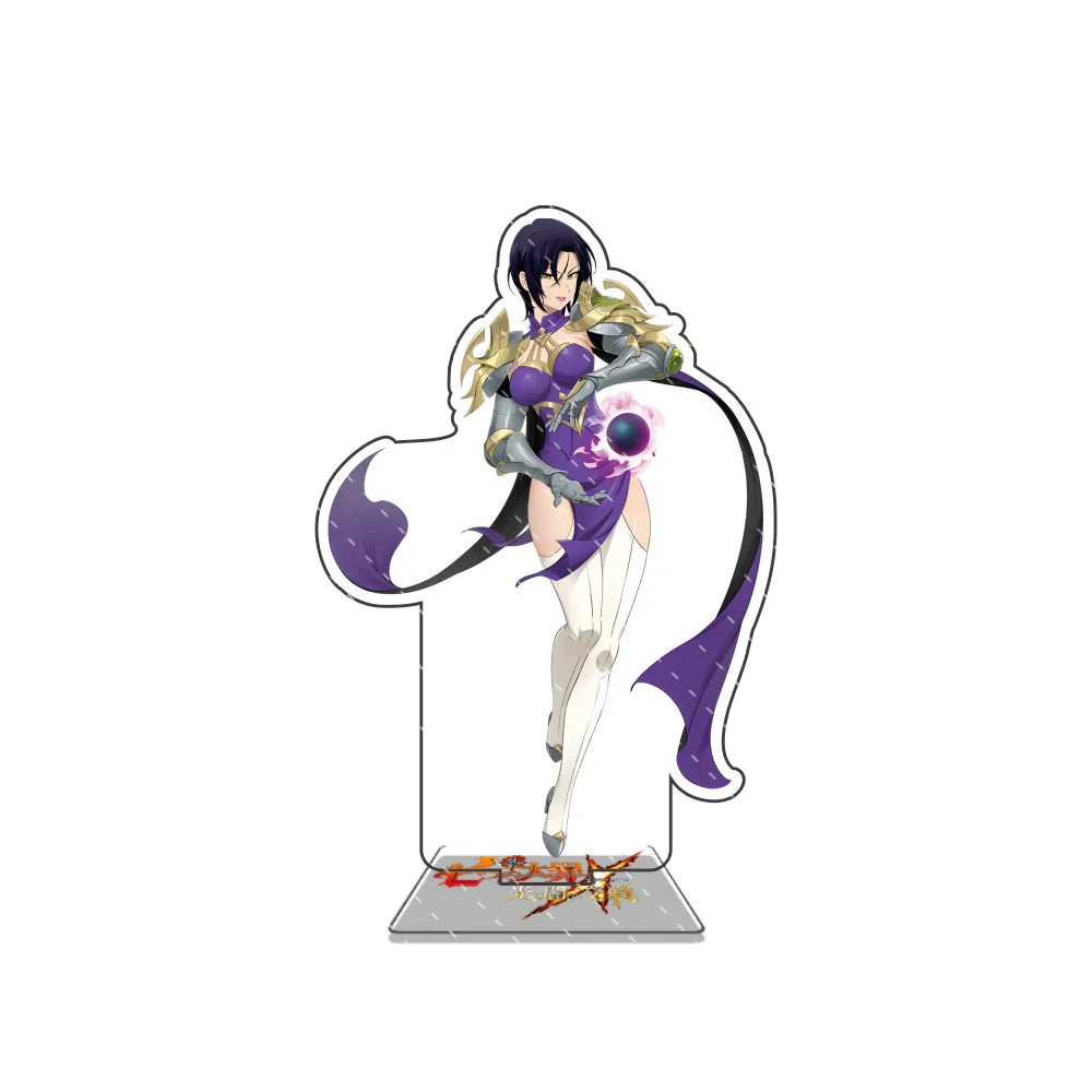 Anime The Seven Deadly Sins 15cm Acrylic Stand Model Figure Cosplay Plate Holder Topper Fans Christmas Desk Decor Gift