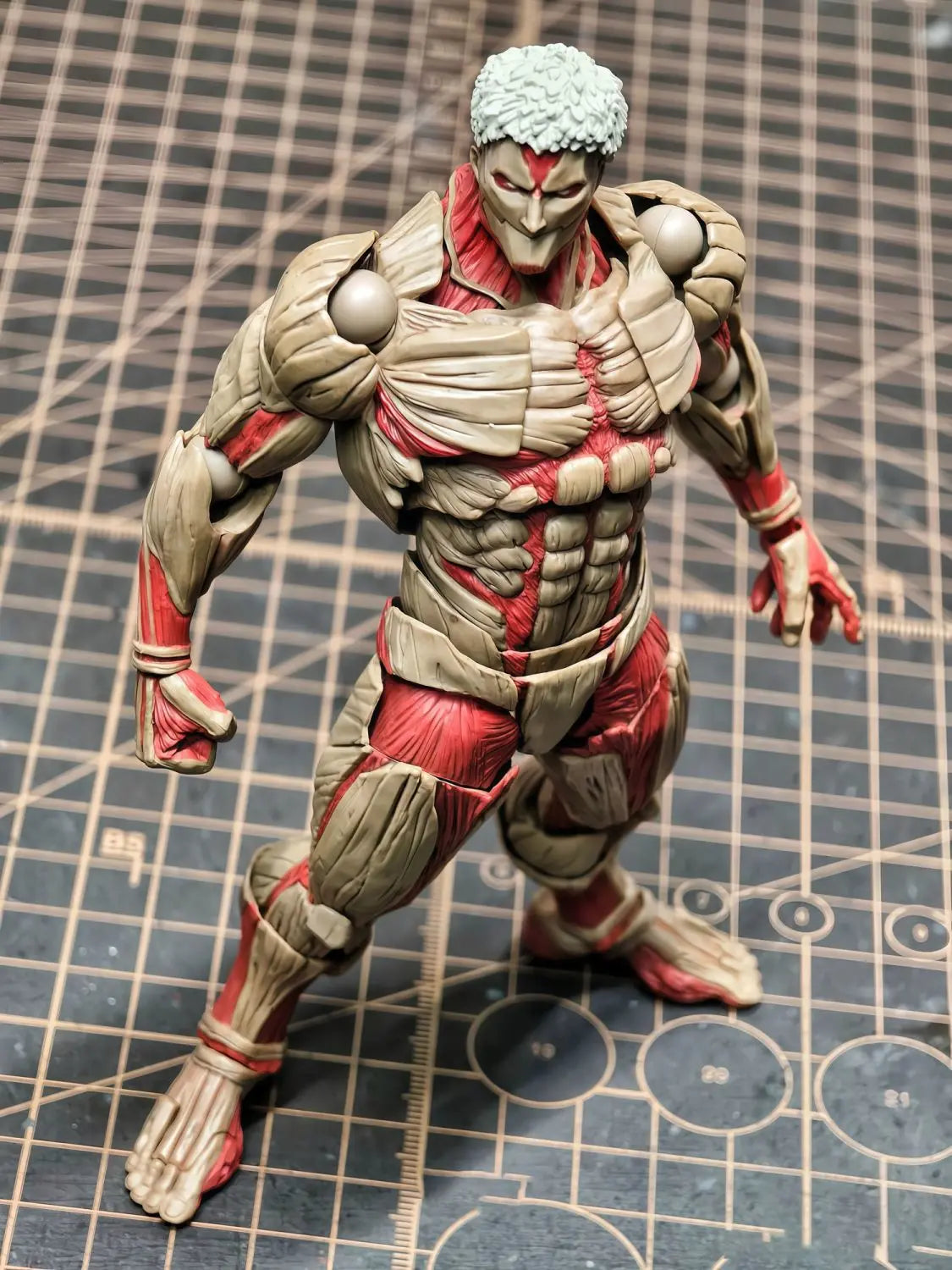 Attack On Titan Figure The Armored Titan Action Figures Pvc Collection Model Desk Decoration Statue Kids Toys Christmas Gifts