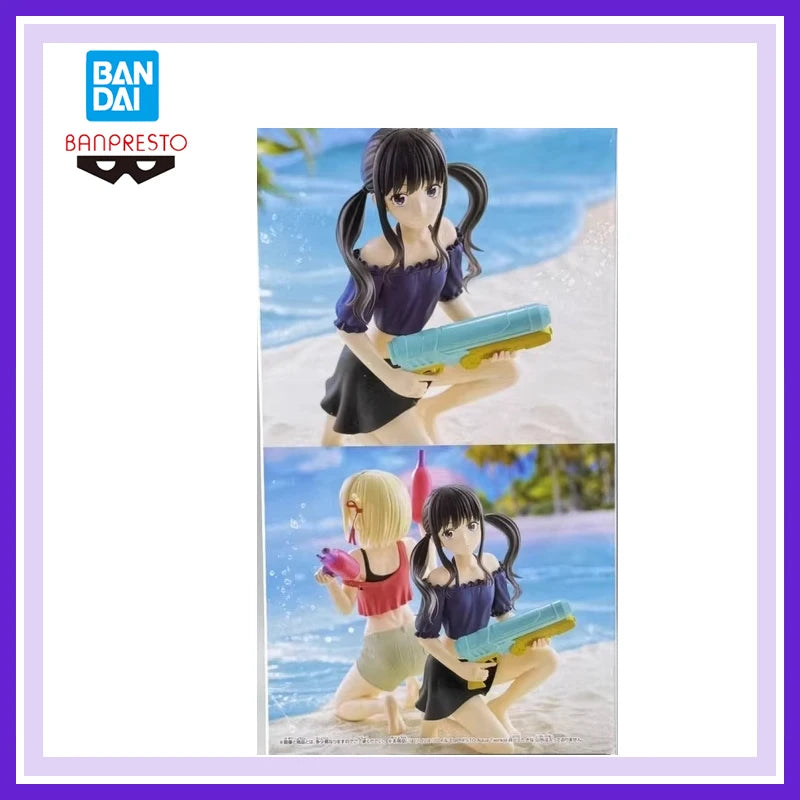 Original Brand New Bandai Banpresto Lycoris Recoil Espresto Kogami Chisato Inoue Takina Anime Action Figures Model Ornaments
