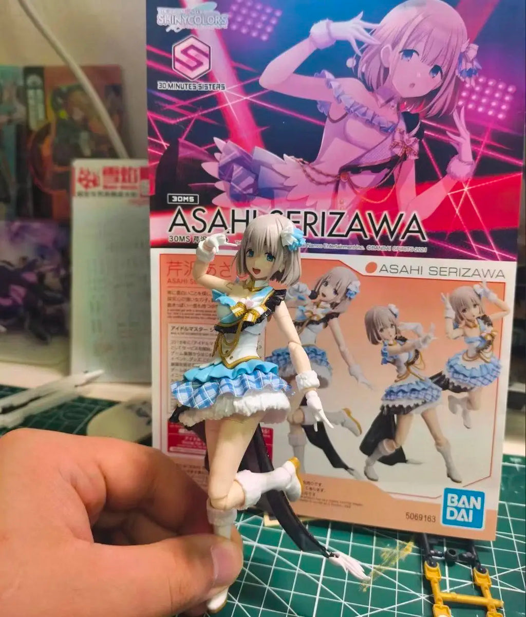 Genuine In Stock Bandai Banpresto The Idolmaster Shiny Colors Serizawa Asahi Anime Action Figures Model Toy Boy Holiday Gift