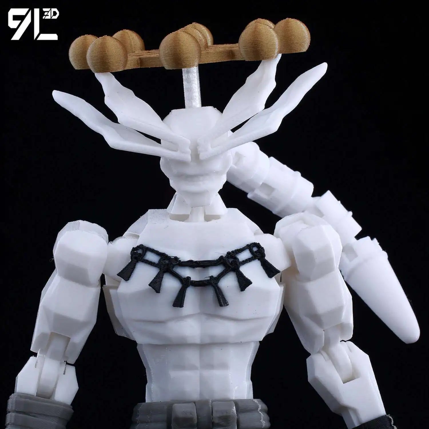 9L3D Printed Jujutsu Kaisen Mahoraga Figure Dummy13 Lucky13 Multi-Jointed Poseable Anime Model Collectible Toy Gift