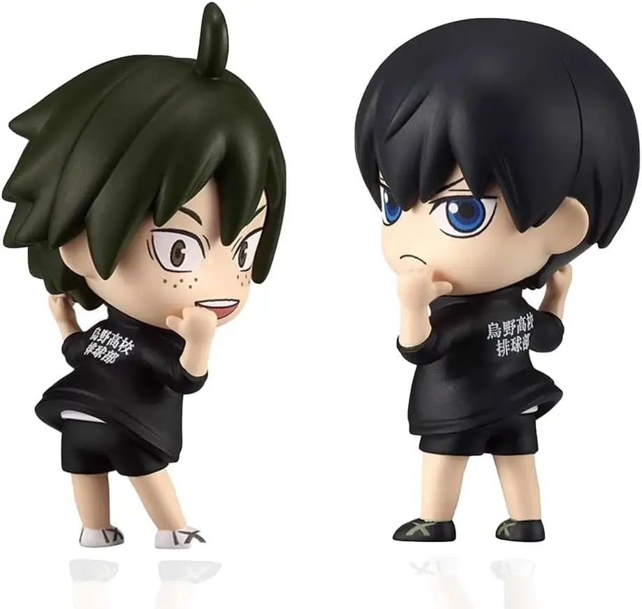 Haikyuu Anime Figures Toy Hinata Shoyo Tobio Kageyama Kei Tsukishima Tadashi Yamaguchi Toy Figures Capsule Toys