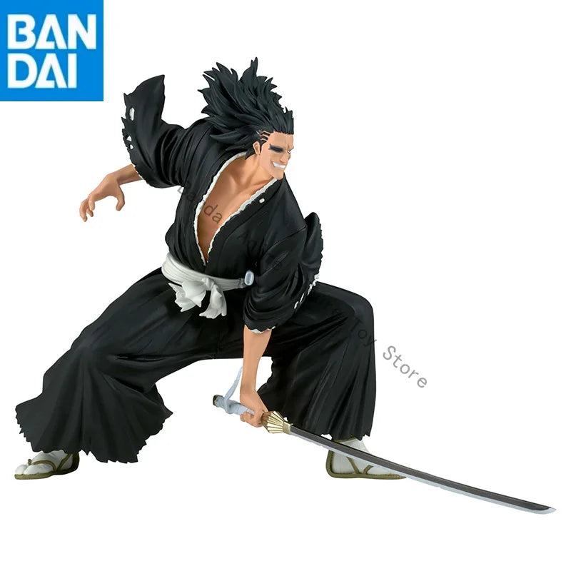 BANDAI NAMCO BANPRESTO in stock Original Genuine BLEACH VIBRATION STARS Zaraki Kenpachi Figure model PVC 13cm Desktop ornament