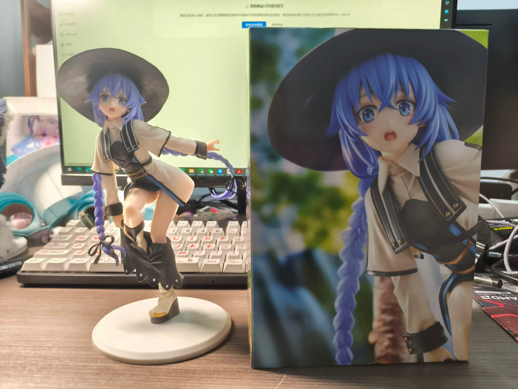 Estatueta de Roxy Migurdia, Mushoku Tensei reencarnação sem emprego, figura de ação, PVC Anime Model, coleção, Desktop Decoração
