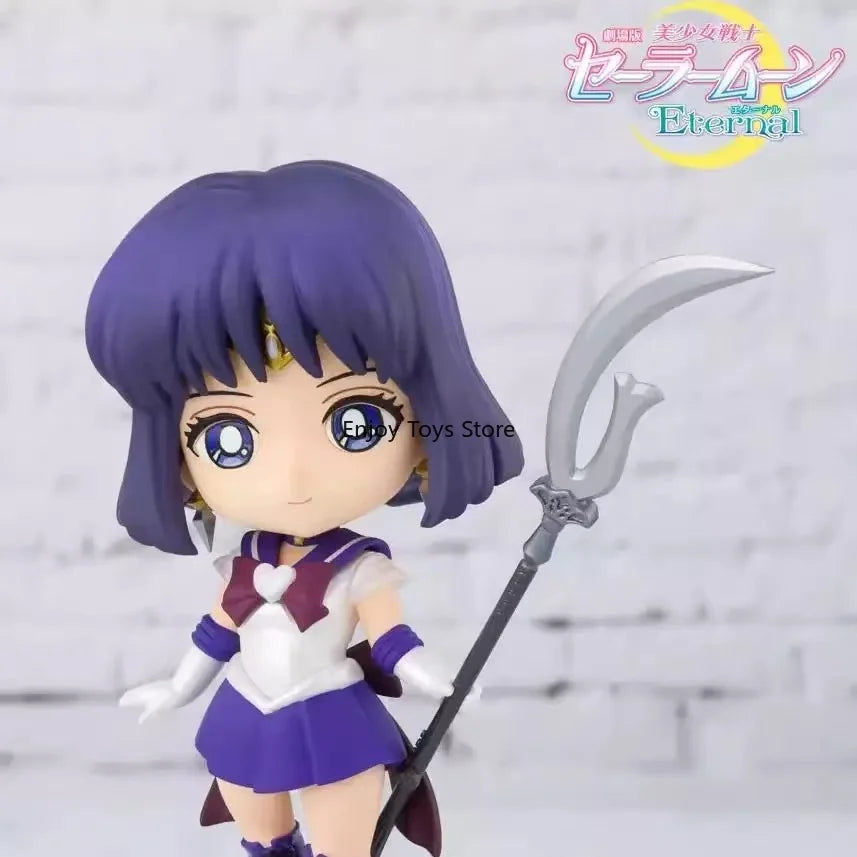 In stock Bandai Figuarts Mini FM Sailor Moon Sailor Saturn Tumengying Model Toys