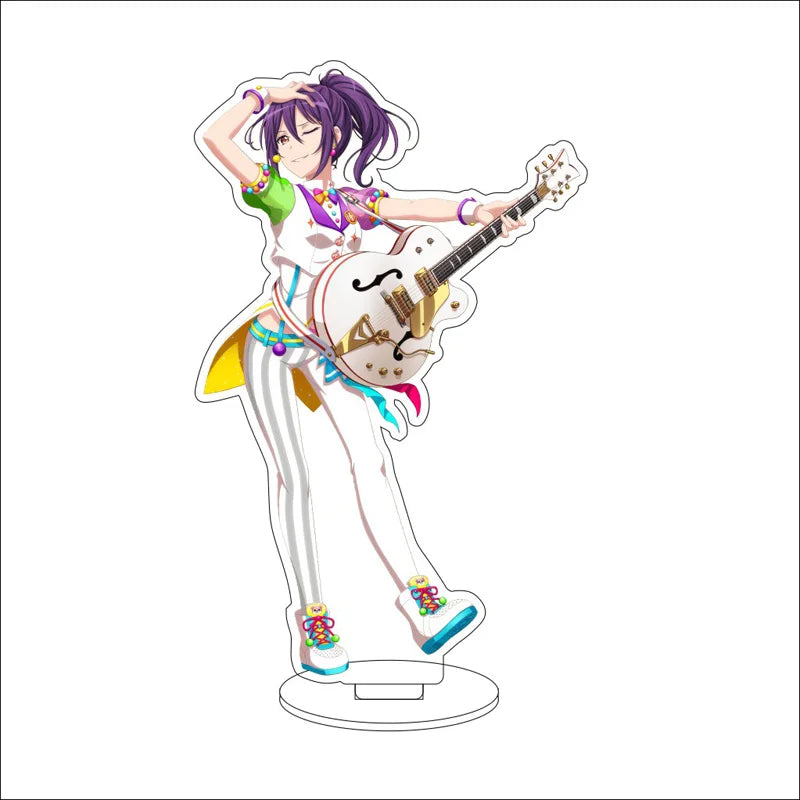 Anime BanG Dream! Acrylic Stand Ornaments Kasumi Toyama Ran Mitake Aya Maruyama Yukina Minato Figure Stand Halloween Gifts