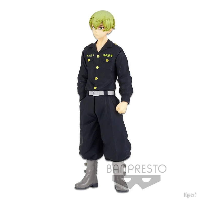 17CM Anime Figure Tokyo Revengers Hanagaki Takemichi Student School Uniform  Model Dolls Toy Gift Collect Boxed Ornaments PVC