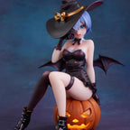 Re:Zero Rem Halloween Magic Night Enchantress 18cm Anime Action Figure Collectible Toy Statue for Desktop Decoration