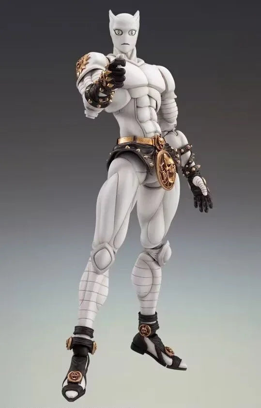 Jojo'S Bizarre Adventure Jojo Kira Yoshikage Killerqueen Anime Action Figurines Fashion Desktop Ornament Boy Toy Killer Queen