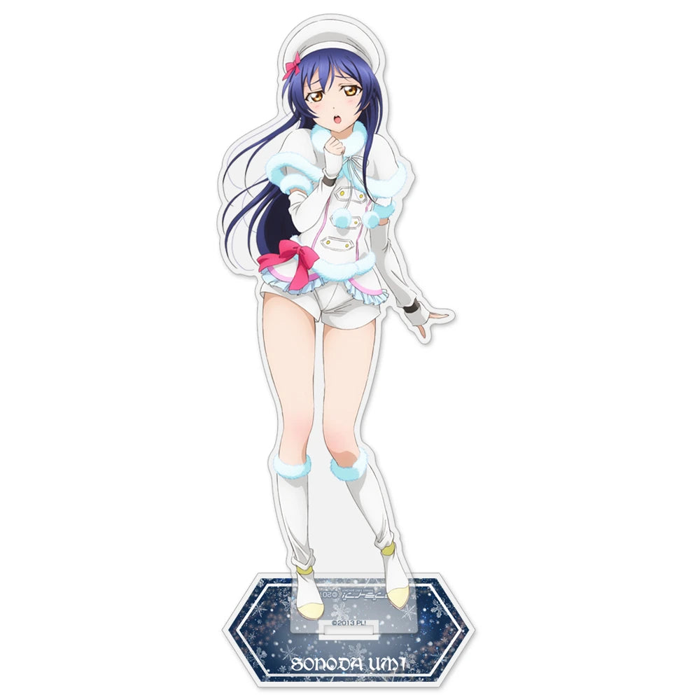 Romantic anime Love Live! Snow halation Version Acrylic standing sign Desktop ornament Friends fans Festival gifts 15cm