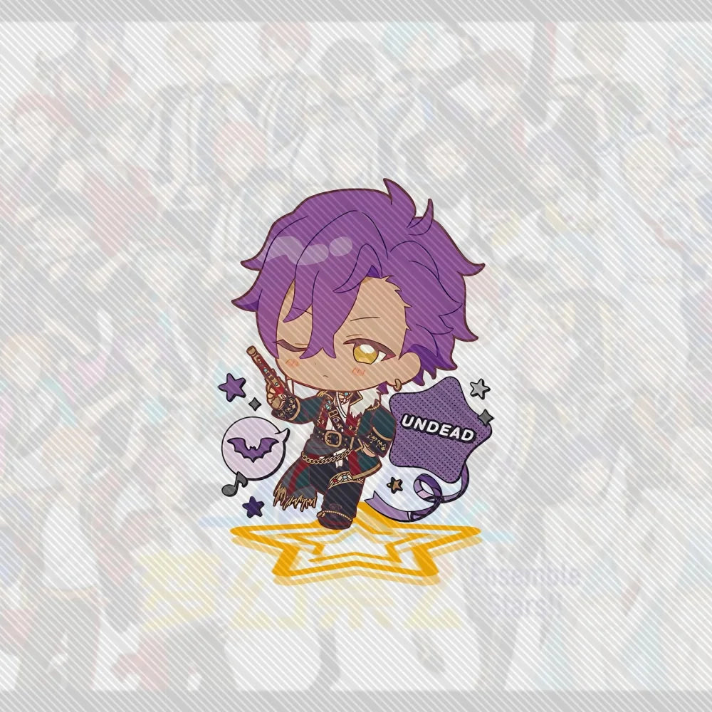 10CM game Ensemble Stars!! Acrylic Stand Model Desk Decor Cosplay Characters Ornament Accessories Good Christmas Gifts