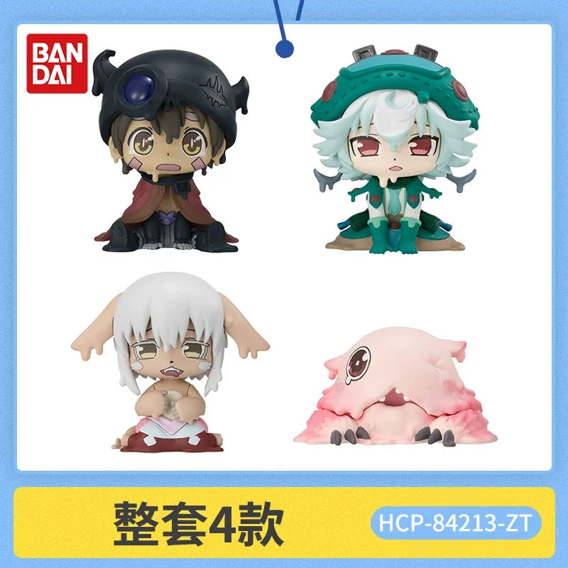 New Genuine Bandai Made In Abyss: The Golden City Of The Scorching Sun Vol.2 Gashapon Figures Nanachi Prushka Birthday Gift
