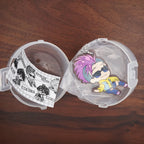 BANANA FISH Anime Ash Lynx Shorter Wong Rubber Keychain Ornament Toys Collection Gift
