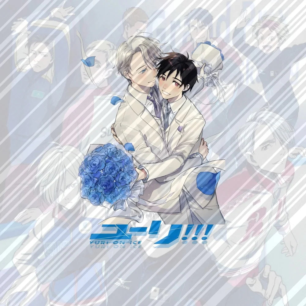 15CM HOT Anime Yuri on Ice Acrylic Stand Model Cosplay Charm Characters Ornament Accessories Goods Collection Christmas Gifts