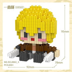 Attack on Titan Assembled Model Anime Eren Jaeger Action Figure DIY Ornaments Mikasa Ackerman Educational Toys Birthday Gifts