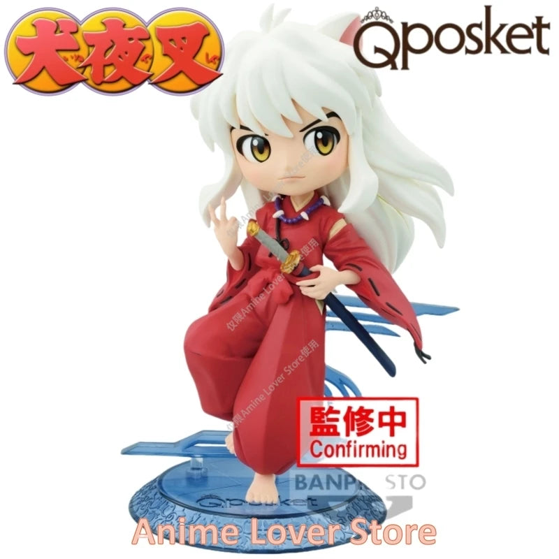 In Stock Original Bandai Banpresto Q Posket Inuyasha Sesshoumaru Higurashi Kagome Miroku shippou Anime Figure Toys gift