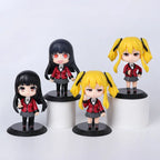 Anime Saotome Meari Figure Gambling Abyss Model Toy Gift  Funko Pop PVC 10CM Q Version Jabami Yumeko Action Figure Cute 3 Style Doll