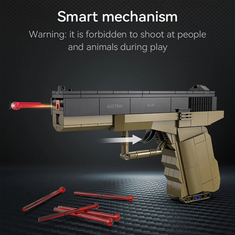 Cada SWAT Military WW2 Weapon Spear Building Blocks Compatible City Police For Pistol GUN Blocks Toys Bullet for Boys Gifts