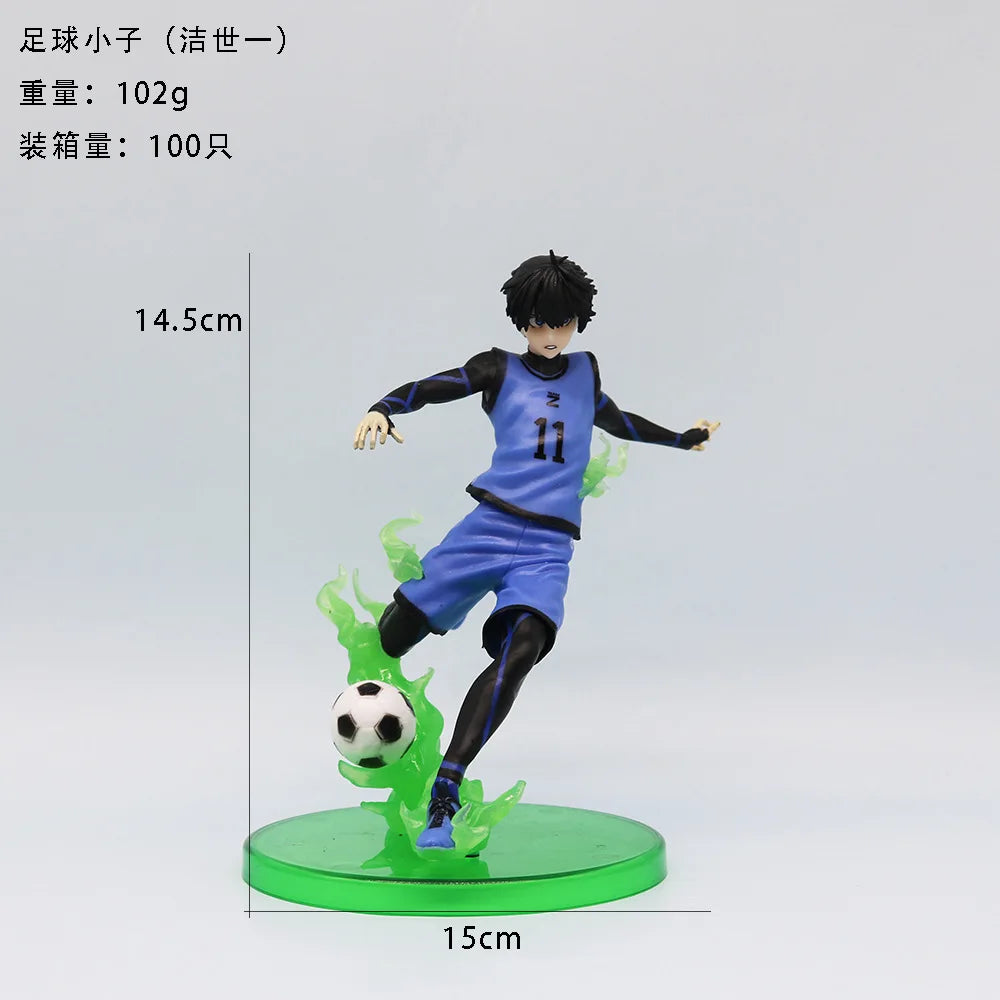 15.5CM Anime BLUE LOCK Mikage Reo Figure Forward Weapon Series Toy Doll Action Figure Nagi Seishi Bachira Meguru Figure Model