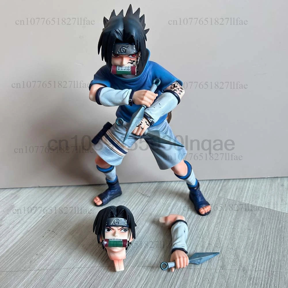 Uzumaki Naruto Uchiha Sasuke Naruto PVC Statue Action Figure Model Toy Joint Movable Doll Bookshelf Ornament Gift For Friends