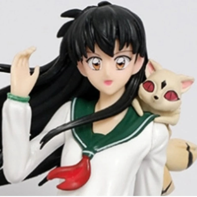 26cm Inuyasha Standing Pose Higurashi Kagome Anime Figure Model Statue Collection Desktop Decoration Ornament Toys Gifts For Fan