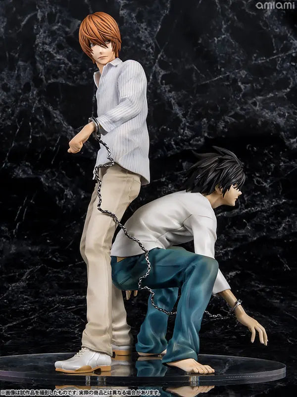 Anime Death Note L Lawliet Figure Yagami Action Figure Figurine Collectible Model Doll Toys Boy Birthday Gift Desktop Decoration