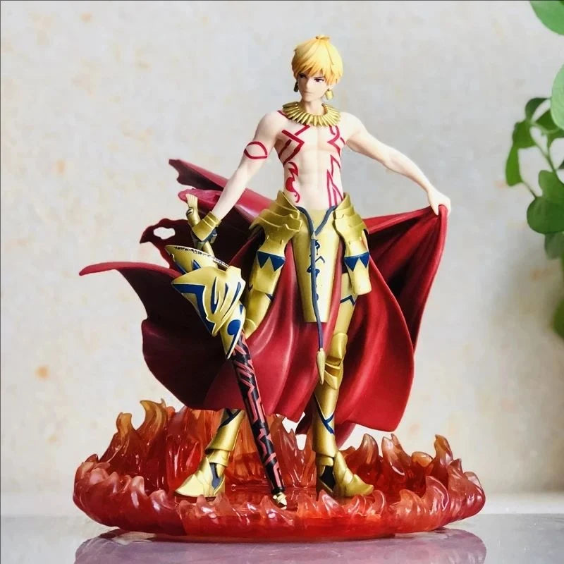 26cm Japanese Anime Fate/Grand Order Figures Gilgamesh PVC Action Figure Toy Adults Collection Model Doll For Children Gifts