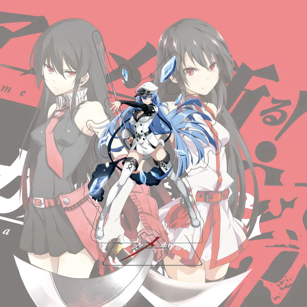 Anime Akame ga KILL 15cm Acrylic Stand Model Cosplay Characters Ornament Accessories Goods Collection Gifts