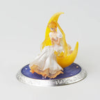 Sailor Moon Character Super Moon Rabbit Water Ice Moon Gold Wood Water Fire Neptune Ornament Anime Q Version PVC Model Gift