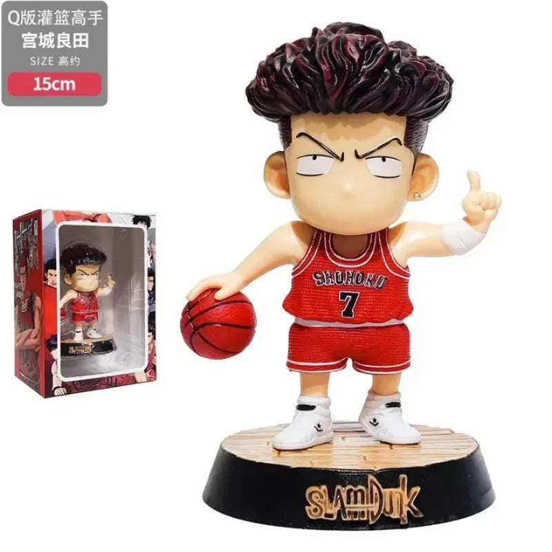 New SLAM DUNK Takenori Akagi Action Figure Cartoon Kaede Rukawa Model Decoration Chibi Anime Merchandise Holiday Gift