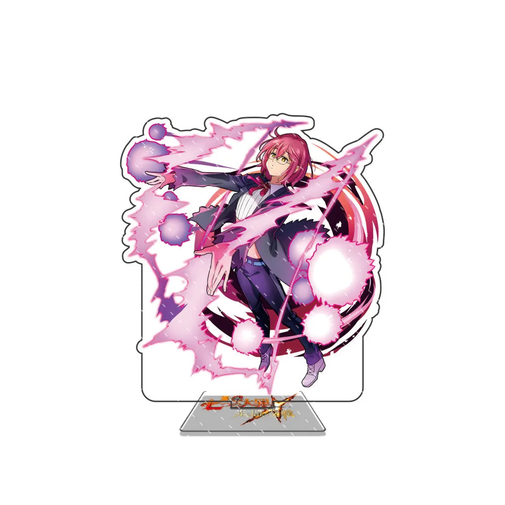Anime The Seven Deadly Sins 15cm Acrylic Stand Model Figure Cosplay Plate Holder Topper Fans Christmas Desk Decor Gift