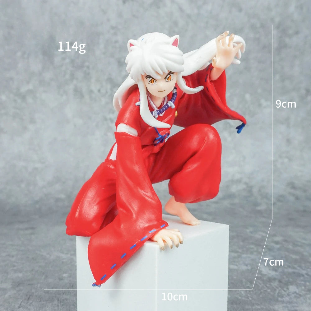 Anime Inuyasha Sesshoumaru Decoration Ornaments Action Figure Collection Model Toy for Children Birthday Toys Christmas Gif